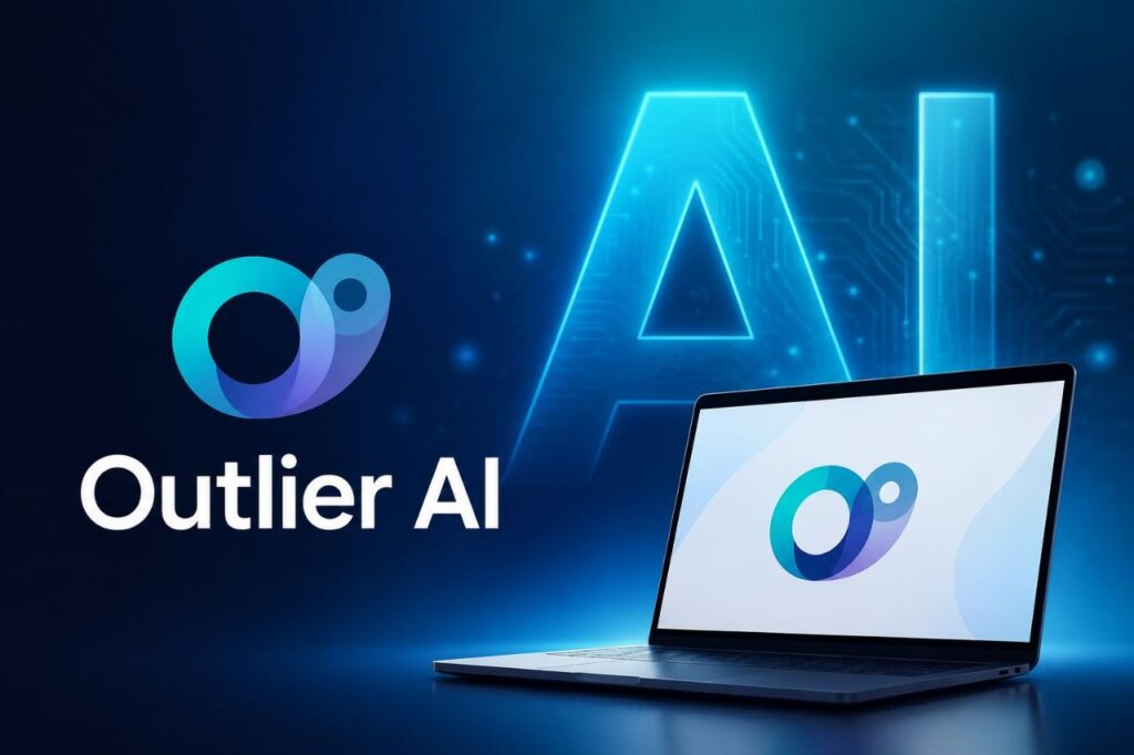Outlier AI featured image for a beginner's guide explaining how to use Outlier AI, find remote AI training jobs, and get started with the platform.