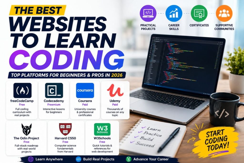 Best Websites to Learn Coding